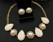 White Stone Jewellery Set
